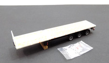 Herpa Nooteboom 3 Achs Teletrailer Weiß 1/87