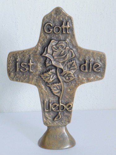 Bronze kreuz standkreuz gott - bronze,