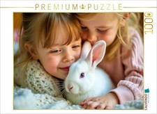 CALVENDO Puzzle Ein Motiv aus dem Kalender Kuschelige Kaninchen | 1000 Teile Leg