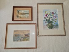 3 Aquarelle Konvolut in