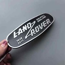 Car Grill Badge for Land Rover Defender Solihull England Metal Emblem 2 Pins