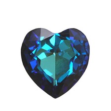 28 mm Swarovski Kristalle Blau