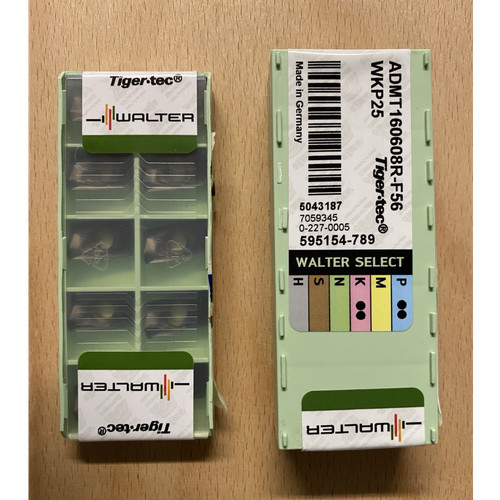 10x wendeschneidplatten walter - wendeschneidplatten,
