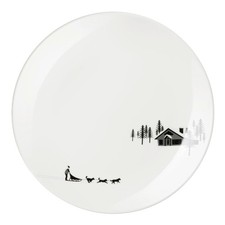 ASA Selection JOY Dessertteller Frühstücksteller Schwarz Weiß Keramik Ø 20,5 cm