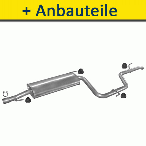 Endtopf auspuff für mercedes - endtopf,
