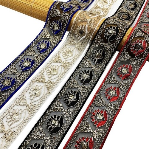 5cm pailletten bestickt - 5cm,