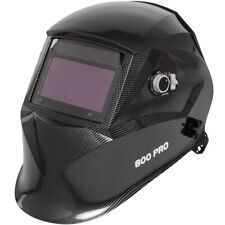 PROTECO PRO800 Automatik Schweisshelm Schweißhelm + 10 Scheiben XL Sicht 4 Sens.