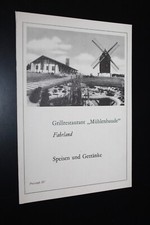 Speisekarte LPG-Gaststätte