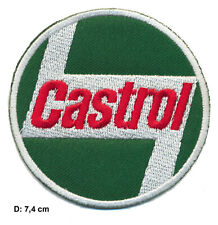 CASTROL Aufnäher Aufbügler Patch Auto Motorrad Rennsport Motorsport Motorenöl v4