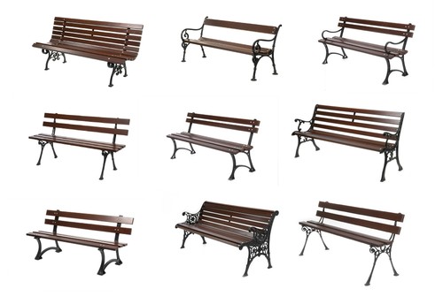 Parkbank gartenbank gestell - parkbank,
