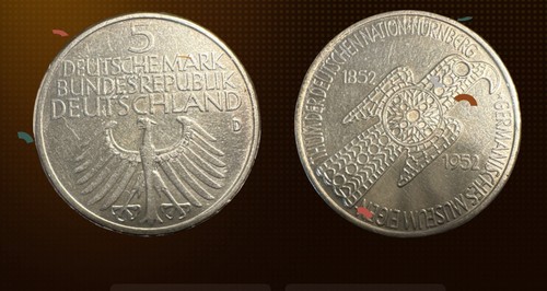 Brd 1952 d münchen - 1952, d,