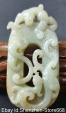 3,4" Altes China Hetian Jade