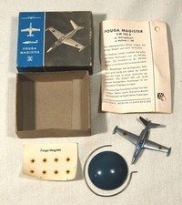 Wiking Flugzeug Silberling * Air Fouga Magister ✅ in OVP