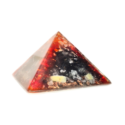 Große orgonit pyramide lava - orgonit, "lava"