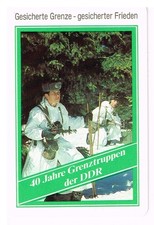 DDR Taschenkalender 1986/87 40 Jahre Grenztruppen der DDR