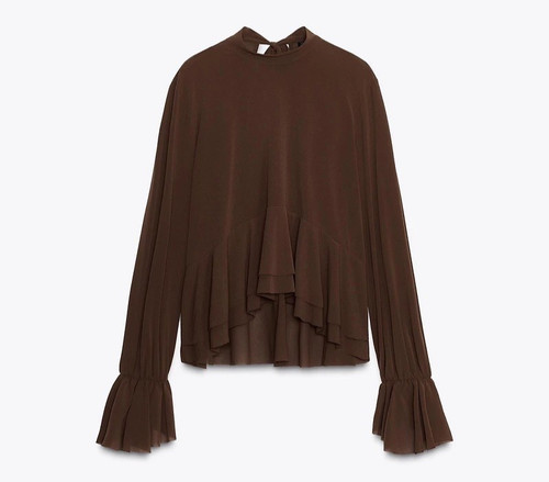 Zara fließende bluse - zara, mit