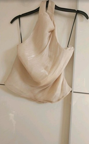 Top neckholder creme beige - neckholder,