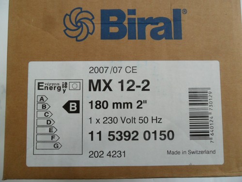 Biral 2 heizungspumpe - 12-2,