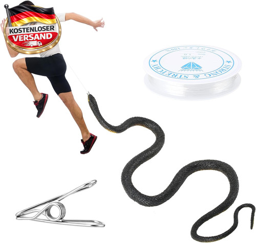 Schlangenstreich 110cm gummi - 110cm,