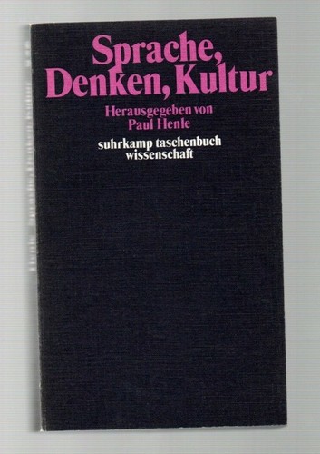 Sprache denken kultur - sprache,,