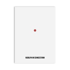 Weihnachtskarte RUDOLPH im Schneesturm Postkarte Weihnachten lustig Spruch