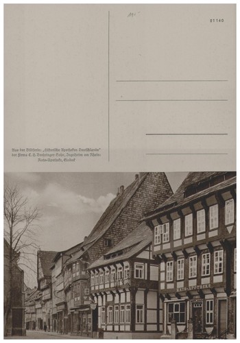 Ansichtskarte einbeck - ansichtskarte,