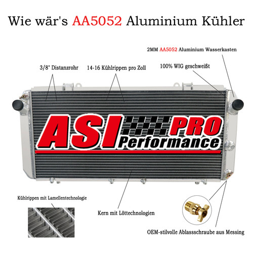 2reihe aluminium kühler für - 2reihe,
