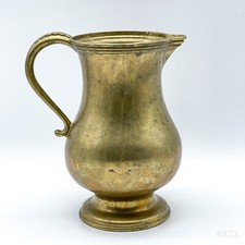 Art Nouveau Brass Jug with