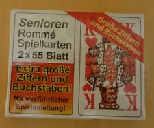 Senioren romme kartenspiel - senioren, romme,