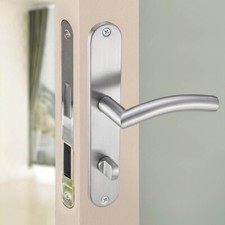 Langschildgarnitur Edelstahl