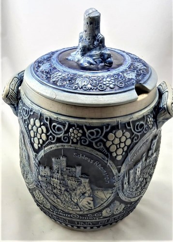 Altes keramik bowle set - keramik,