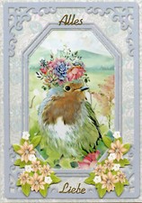 3D Tierkarte 10 x15 cm