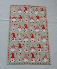 WICHTEL Geschirrtuch 45 x 70 cm Küche Geschirrhandtuch Weihnachten Zwerge Baumwo