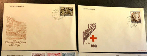 Ddr 1953 ersttagsbriefe - ddr,