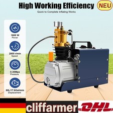 300 Bar Luftkompressor Luftpistole Gewehr elektrische Hochdruckpumpe 4500PSI DHL