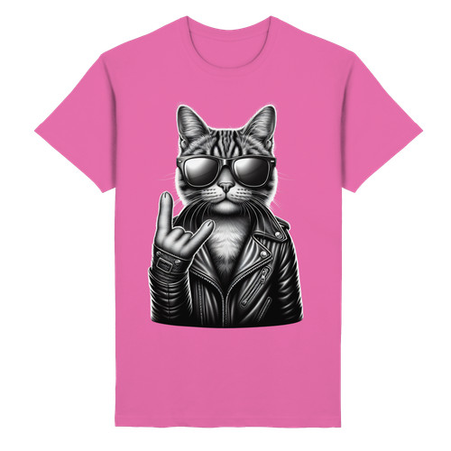 Rocker katze shirt - -, heavy