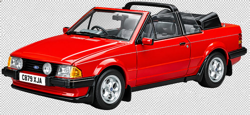 Ford escort xr3i 1984 - escort, red