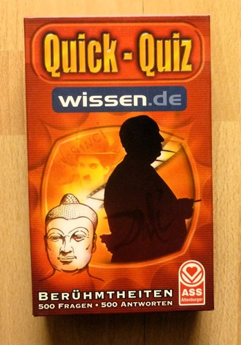 Quick quiz berühmtheiten - berühmtheiten, 500