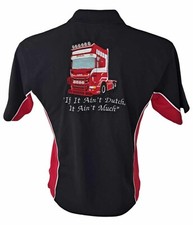 Dutch v8 LKW rot Poloshirt Truck Fahrer Trucker Kleidung Weihnachtsgeschenk an