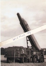 NVA-Foto Oldtimer DDR Raketentruppen LKW SIL 135 Startrampe Luna-M