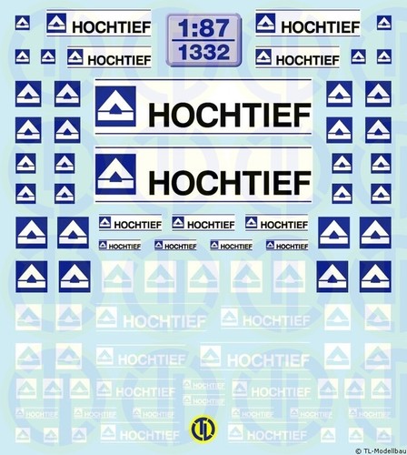 1332 decals hochtief - -,
