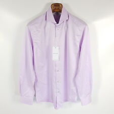 Bäumler Modern Fit Hemd Herren Gr. 41 16 Rosa Business Shirt Glanz Neu