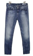 G-STAR 3301 Contour Skinny Jeans Damen W29/L32 Whiskers Faded Blue