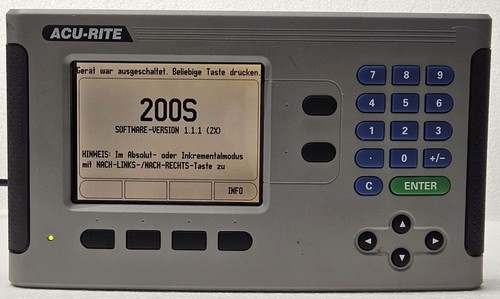 Acu rite 200s - 200s, 2-achs