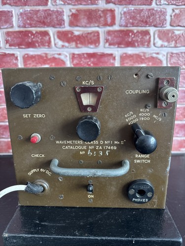 Vintage wwii wavemeter - wwii,