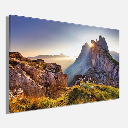 Wandbild berge sonnenaufgang - wandbild,