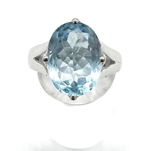 925 silberring aquamarin - 925/-silberring,,