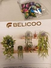 Hängepflanze Künstlich, 4 Stück Künstliche Pflanzen Hängend mit Töpfen, Kunstpfl