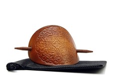 Vickys World Leder Haarspange - Haarschmuck - OX Antique Mandala