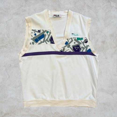 Vintage fila tennis weste - fila,